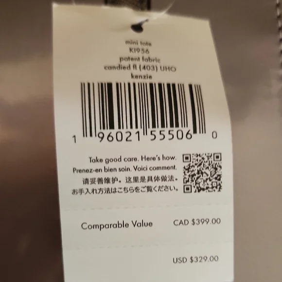 NWT Kate Spade Purple Handbag, Wallet w/ KS Dust Bag *OPEN TO REASONABLE OFFERS* - Picture 4 of 10